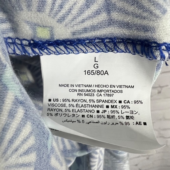 NWT🤩 |•OLD NAVY•| Pretty Blue Maxi Skirt Slit Sides Size Large - Picture 5 of 9